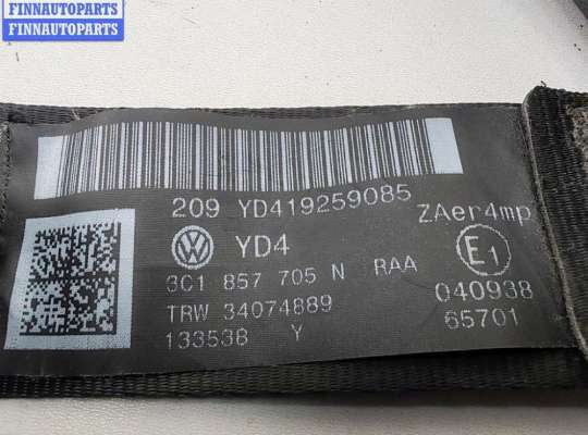 купить Ремень безопасности передний левый на Volkswagen Passat B6