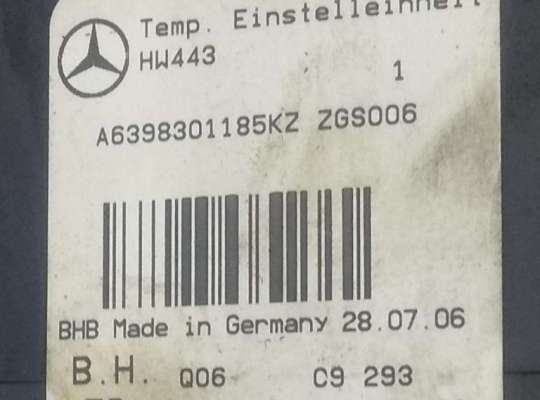 купить Переключатель отопителя на Mercedes Vito-2 / Viano W639 (2003-2014)