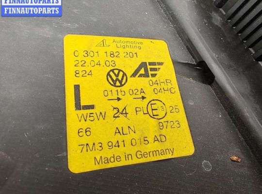 Фара передняя на Volkswagen Sharan I (7M)