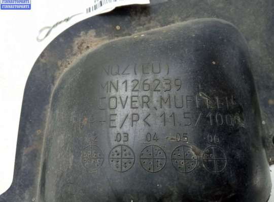 купить Накладка на бампер на Mitsubishi Outlander (CU) 2003-2006