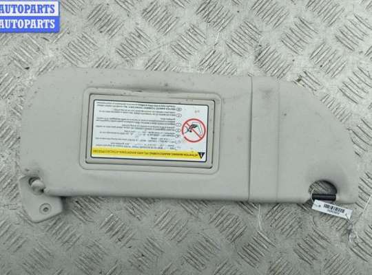 купить Козырек солнцезащитный правый на Citroen C3 I (2002-2009)