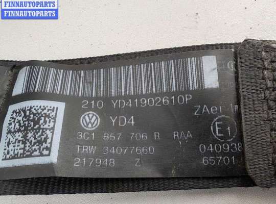 купить Ремень безопасности передний правый на Volkswagen Passat B6