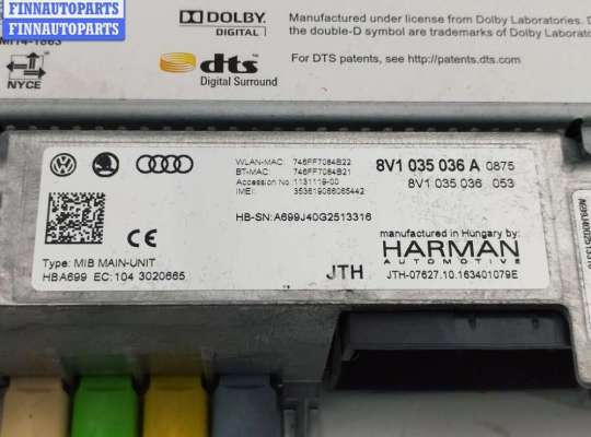 купить Блок навигации на Audi A3 8V (2012-2020)