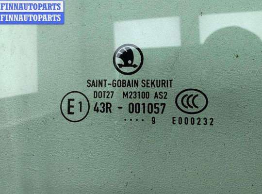 купить Стекло двери передней правой на Skoda Fabia mk2 (5J) 2007-2014
