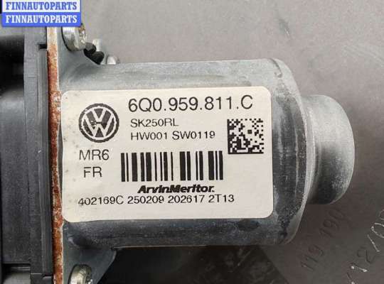 купить Стеклоподъемник электрический задний левый на Skoda Fabia mk2 (5J) 2007-2014