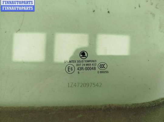 купить Стекло двери передней левой на Skoda Octavia mk2 (A5 1Z) 2004-2013