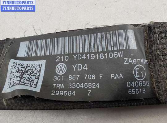 купить Ремень безопасности передний правый на Volkswagen Passat B6