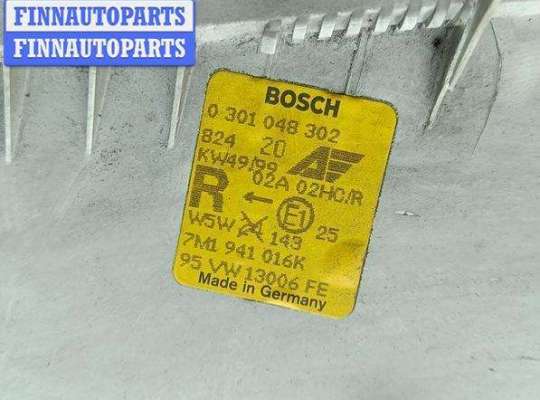 купить Фара правая на Volkswagen Sharan (1995-2000)