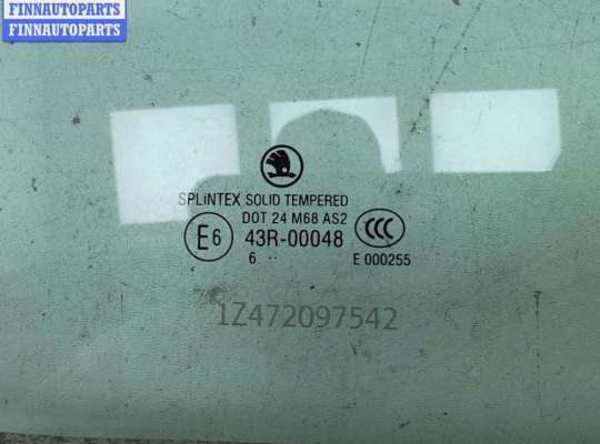купить Стекло двери передней правой на Skoda Octavia mk2 (A5 1Z) 2004-2013