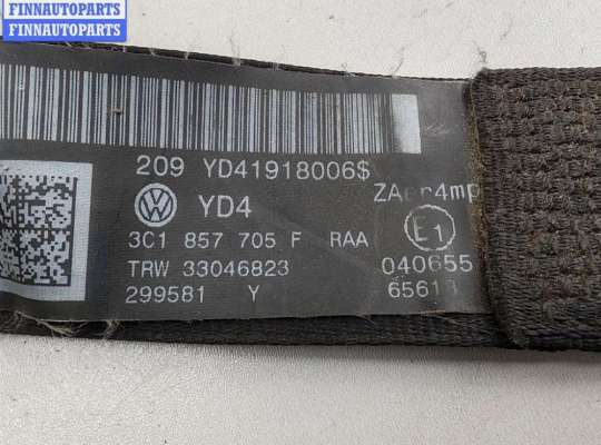 купить Ремень безопасности передний левый на Volkswagen Passat B6