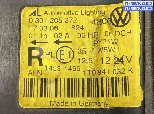 купить Фара правая на Volkswagen Touran Touran I (1T) 2003-2006