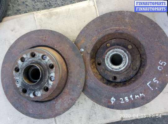купить Диск тормозной задний на Volkswagen Golf Golf V (1K) 2004-2009