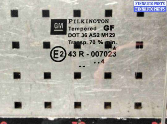 купить Стекло двери задней левой на Opel Zafira Zafira A 2003-2005 рестайлинг