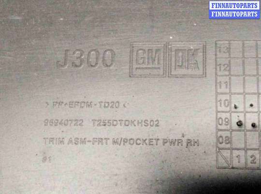купить Обшивка двери передней правой (дверная карта) на Chevrolet Cruze Cruze I (J300) 2009-2015