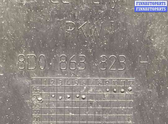 Защита двигателя нижняя (поддона) на Audi A4 (8E/8H, B6)