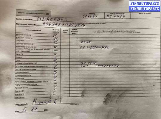 купить Двигатель на Mercedes C C (W203) 2000-2004