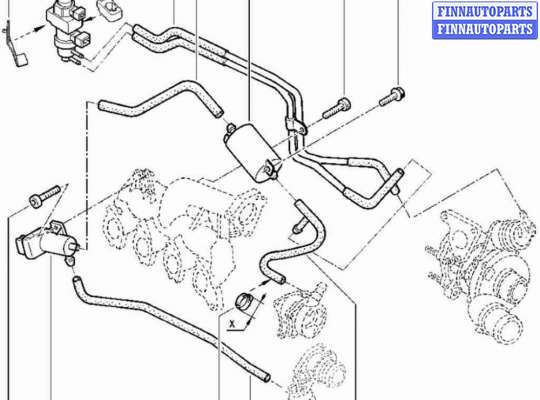 купить Клапан электромагнитный на Volvo S40 I (VS) 1995-2004