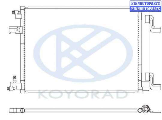 купить Радиатор кондиционера на OPEL OPEL ASTRA J (09-)