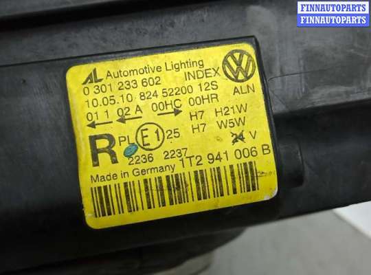 купить фара правая на VOLKSWAGEN TOURAN (1T1, 1T2)