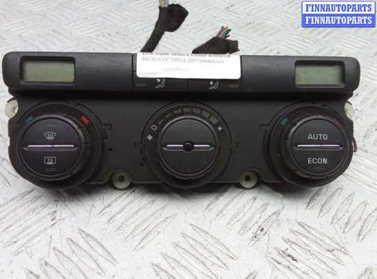 блок управления печки и климат-контроля SK519951 на SKODA OCTAVIA A5