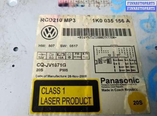 купить магнитола на VOLKSWAGEN GOLF 6