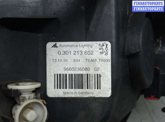 Фара передняя на Peugeot 407