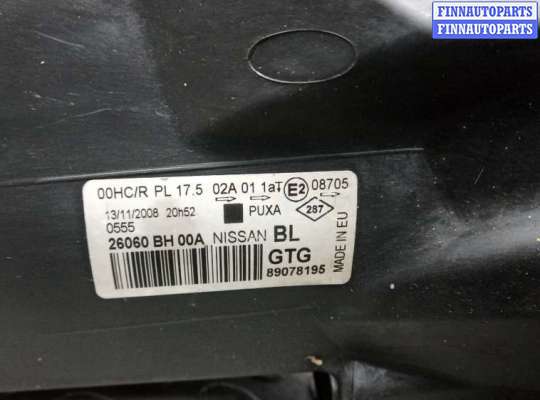 купить фара левая на NISSAN NOTE E11