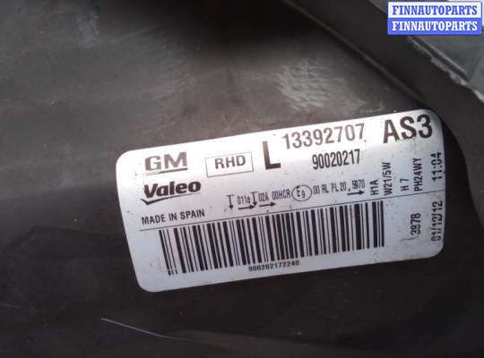 купить фара левая на OPEL CORSA D