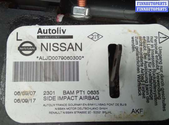 купить подушка сидения водителя на NISSAN QASHQAI J10