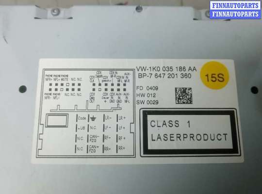 купить магнитола на VOLKSWAGEN SCIROCCO 3RD