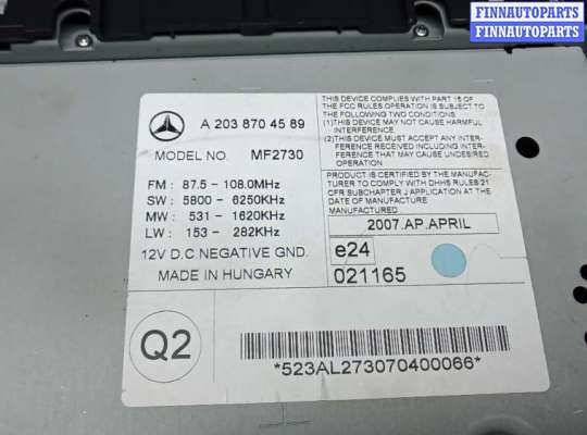 купить магнитола на MERCEDES BENZ C-CLASS W203