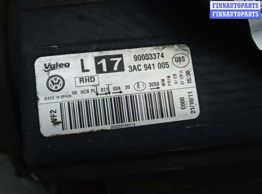 купить фара левая на VOLKSWAGEN PASSAT B7