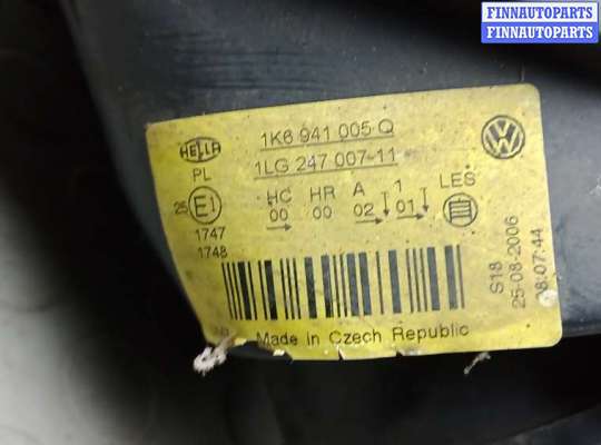 Фара передняя на Volkswagen Golf V (1K)