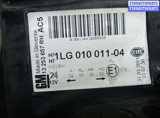 Фара передняя на Opel Astra J