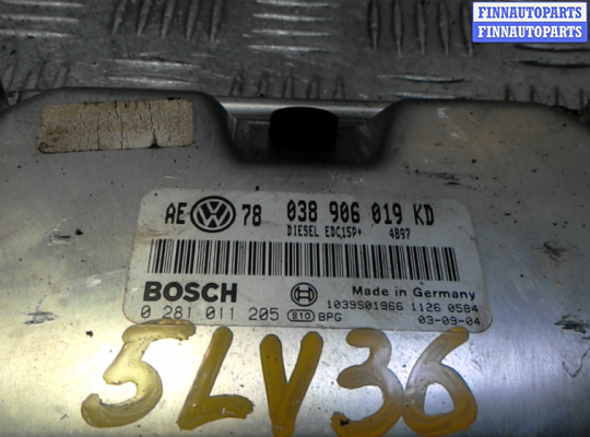 ЭБУ ДВС (блок управления двигателем) на Volkswagen Passat B5+ (3B, GP)
