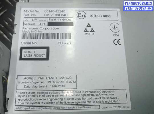 купить магнитола на TOYOTA RAV 4 CA40