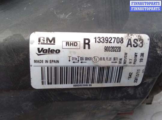 купить фара правая на OPEL CORSA D