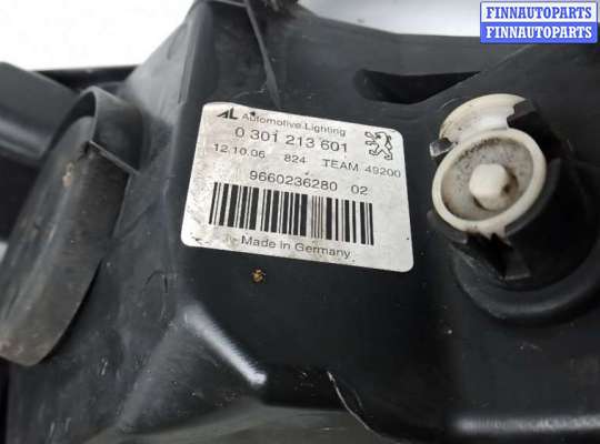 Фара передняя на Peugeot 407