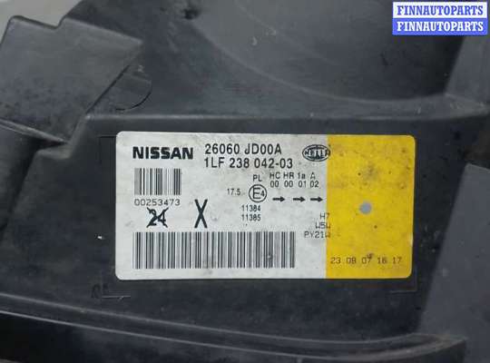 Фара передняя на Nissan Qashqai I (J10)
