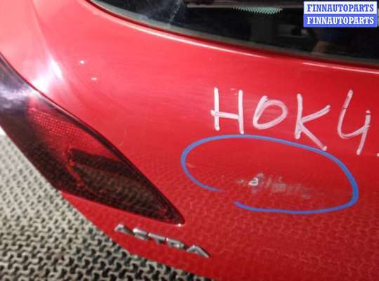 Стекло заднее на Opel Astra J