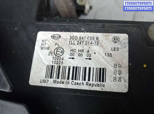 купить фара левая на VOLKSWAGEN PASSAT B6