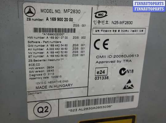 купить магнитола на MERCEDES BENZ VITO W639