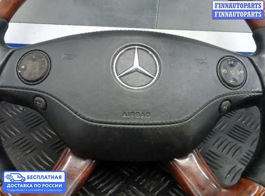 Подушка безопасности водителя (AirBag) на Mercedes-Benz S (W221)