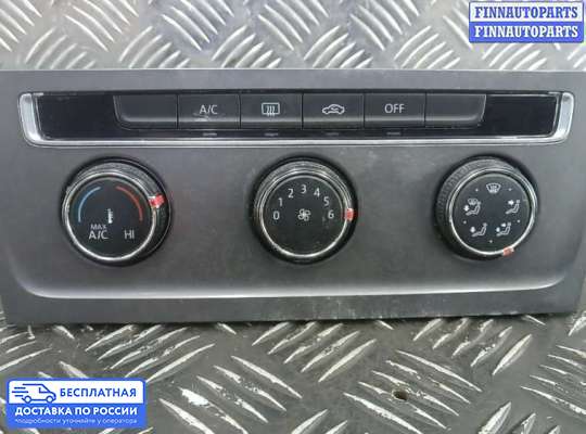 Блок управления печкой на Volkswagen Golf VII (5G)