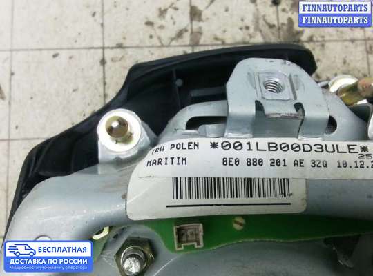 Подушка безопасности водителя (AirBag) на Audi A4 (8E/8H, B6)