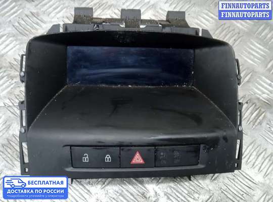 Дисплей бортового компьютера на Opel Astra J