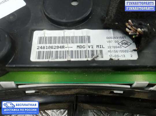 Щиток приборов на Renault Sandero II