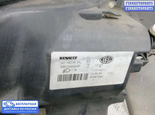 Фара передняя на Renault Sandero II