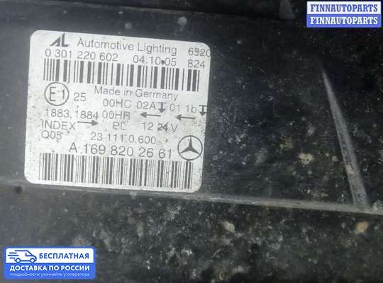 Фара передняя на Mercedes-Benz B (W245)