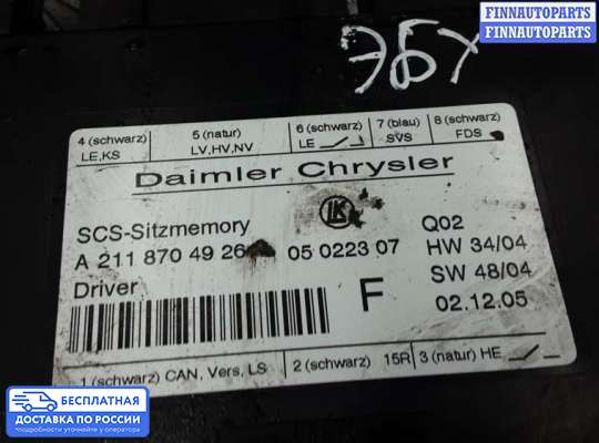 ЭБУ ДВС (блок управления двигателем) на Mercedes-Benz ML (W164)
